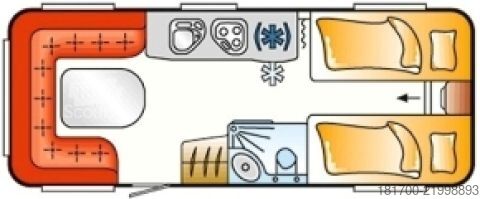 Caravana LMC Musica 560 E Mover * Markise * Einzelbetten