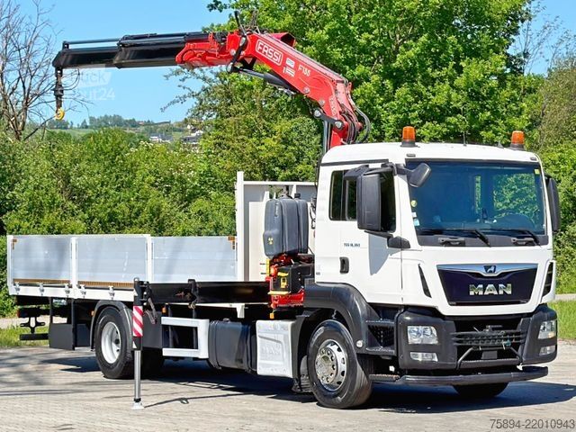 Krautuvas sumontuotas ant sunkvežimio MAN TGS 18.360 * FASSI F135A.2.22 + FUNK *TOPZUSTAND