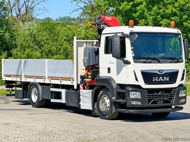 Krautuvas sumontuotas ant sunkvežimio MAN TGS 18.360 * FASSI F135A.2.22 + FUNK *TOPZUSTAND