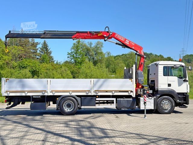 Krautuvas sumontuotas ant sunkvežimio MAN TGS 18.360 * FASSI F135A.2.22 + FUNK *TOPZUSTAND