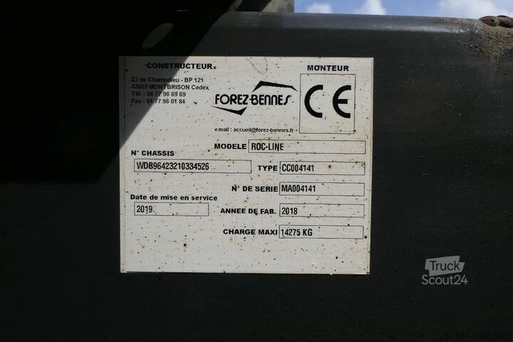 Benne Mercedes-Benz Arocs 4151 | 8X6 | Voith Retarder | 250470Km | ...