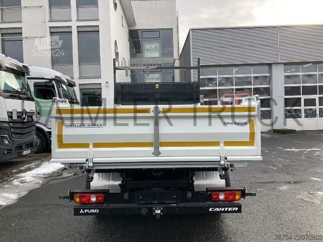 Kolmisuuntainen kippiauto FUSO Mitsubishi Canter 9C18 AMT Meiller Kipper Roadbox