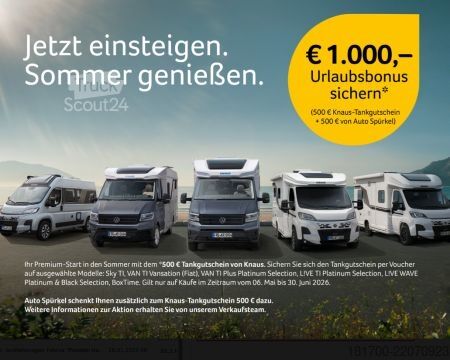 Camping-car semi-intégré Knaus L!VE WAVE 650 MEG Black Selection *TraumMobil*L-Sitzgruppe*