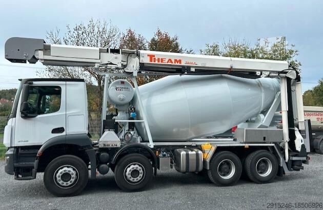 Betonmischer LKW Mercedes-Benz Arocs 3746 Remmel 9cbm mit Förderband