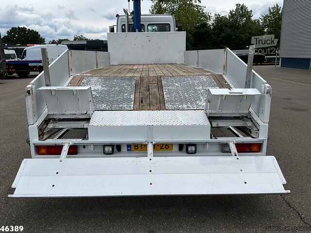 Bestelwagen autodrager Mercedes-Benz Axor 1824 Euro 5 HMF 12 Tonmeter laadkraan Just...