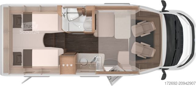 Autorulotă semi-integrată KNAUS L!VE WAVE 650 MEG Black Selection