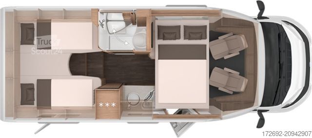 Autorulotă semi-integrată KNAUS L!VE WAVE 650 MEG Black Selection