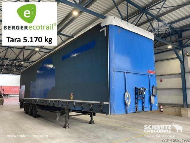 Auflieger mit Pritsche & Plane Berger Curtainsider Mega