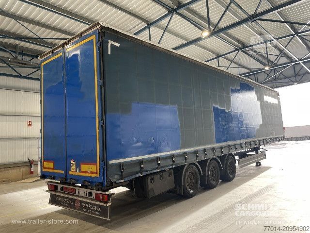 Auflieger mit Pritsche & Plane Berger Curtainsider Mega