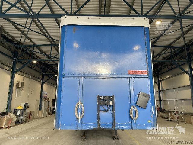 Auflieger mit Pritsche & Plane Berger Curtainsider Mega