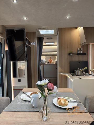 Ημιενσωματωμένο αυτοκινούμενο τροχόσπιτο FORSTER T F745 EF VIBE EDITION Lithium Truma 6E ACC