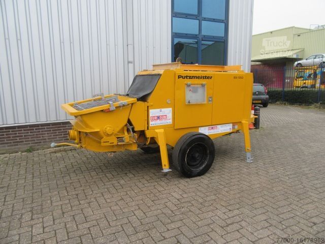 مضخة بيتون MERCEDES-BENZ #   PUTZMEISTER  BSA  1005 DC Trailer PUMP