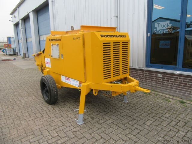مضخة بيتون MERCEDES-BENZ #   PUTZMEISTER  BSA  1005 DC Trailer PUMP