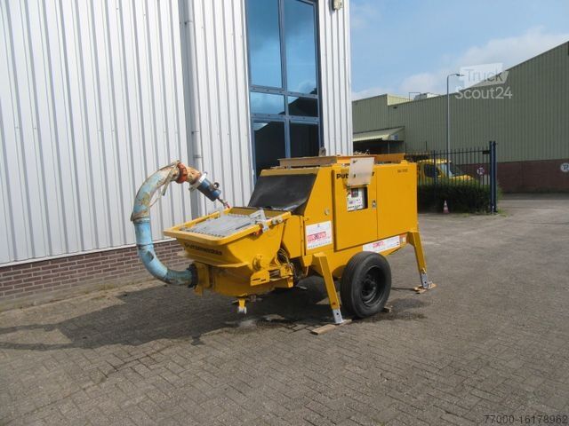 مضخة بيتون MERCEDES-BENZ #   PUTZMEISTER  BSA  1005 DC Trailer PUMP