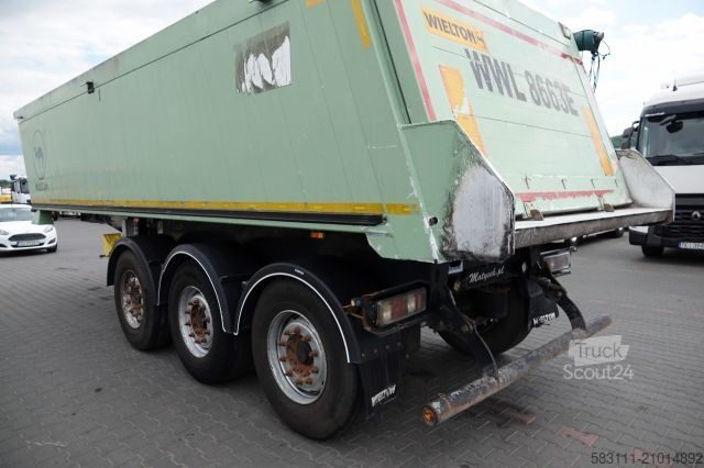 Полуприцеп-самосвал SCHMITZ CARGOBULL WYWROTKA 40 M3 / MULDA ALUMINIOWA / O? PODNOSZON