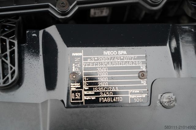 Refrigerator body van IVECO DAILY 35-140 / CH?ODNIA / AGREGAT PULSOR 400 / W