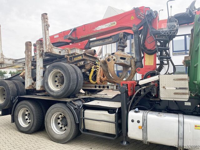 Camion forestier MAN TGS 26.480 6x4 BB TGS 26.480 6x4 BB, Intarder, Kran Epsilon S270L88, Langholz