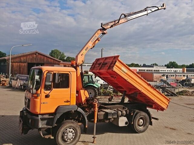 Tornkran MAN 19.293 4x4 BL 19.293 4x4 BL, Winterdienstausstattung, Kran Meiller MK77RS2