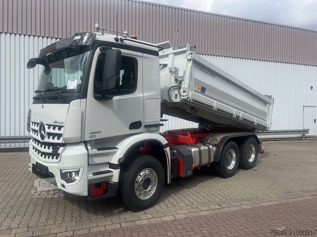 Camion-benne tricar Mercedes-Benz Arocs 2651 LK 6x4 Arocs 2651 LK 6x4, Retarder, MultimediaCockpit, Navi