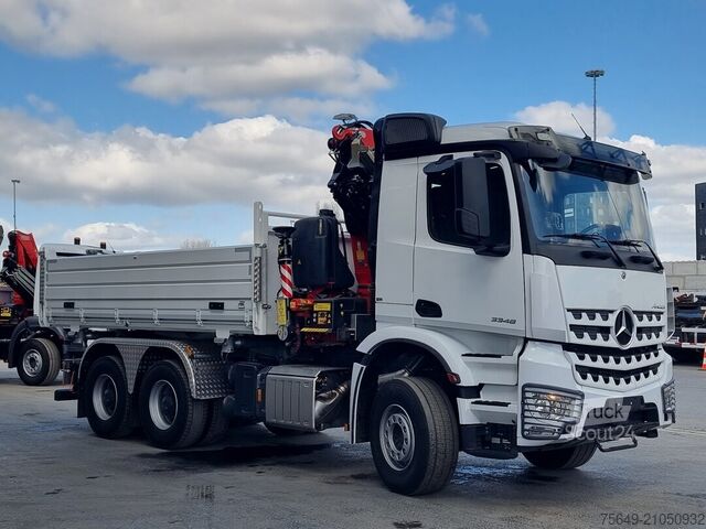 Grue à tour Mercedes-Benz Arocs 3348 K 6x4 Arocs 3348 K 6x4, Kran Fassi F255A.2.24, MultimediaCockpit, Navi, Funk