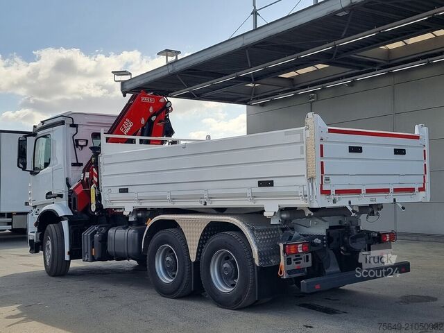 Grue à tour Mercedes-Benz Arocs 3348 K 6x4 Arocs 3348 K 6x4, Kran Fassi F255A.2.24, MultimediaCockpit, Navi, Funk