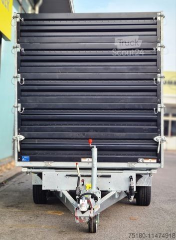 Τριπλής κατεύθυνσης ανατρεπόμενο ρυμουλκούμενο HUMBAUR HTK 3500.31 Hochlader 3-Seitenkipper NEU 2025