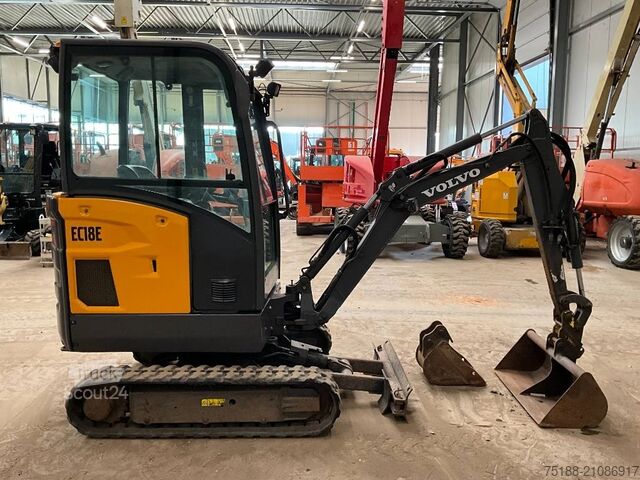 Minigraafmachine Volvo EC 18 E