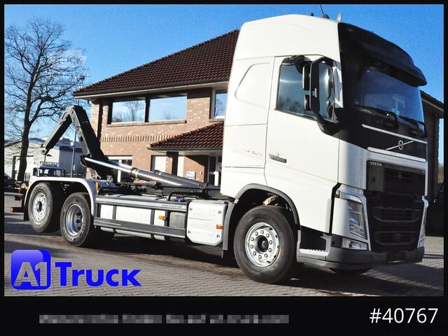 Roll-off tipper truck VOLVO FH 420 XL, Meiller RK 21.65 Funk