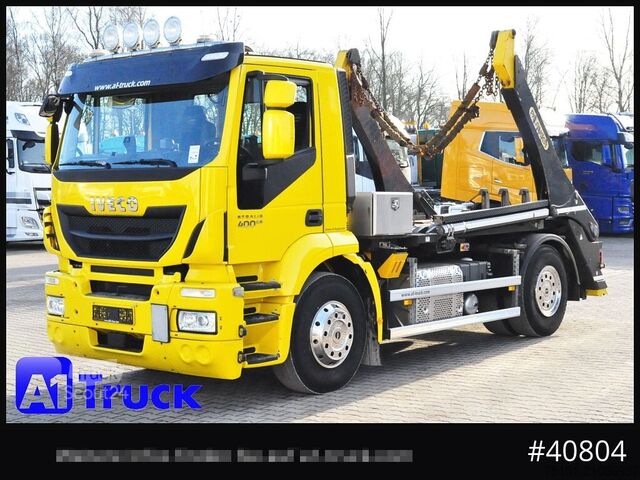 Absetzkipper LKW IVECO AD190S /P 400 LL Palfinger PS 14, Funk