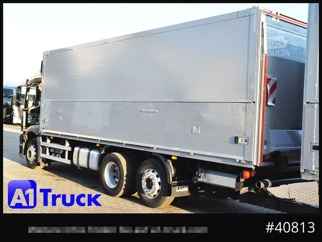 Box truck MERCEDES-BENZ Antos, 2546, Getränke, LBW, Lift-Lenkachse