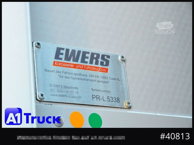 Box truck MERCEDES-BENZ Antos, 2546, Getränke, LBW, Lift-Lenkachse