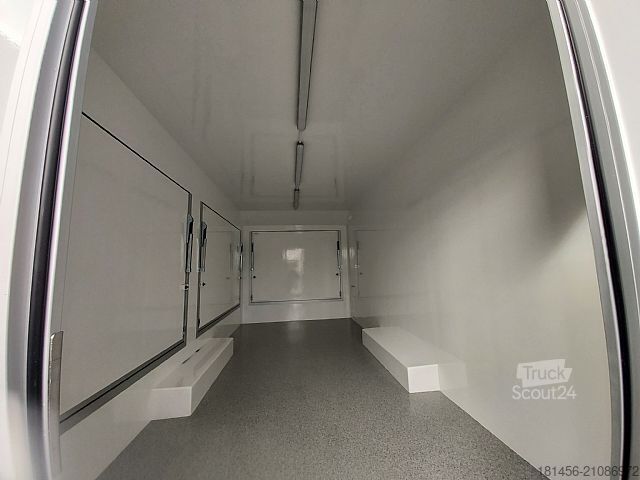 Vending trailer trailershop 520x230x230cm riesig retro 3 Klappen Leerwagen DIY