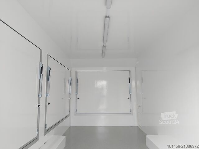 Vending trailer trailershop 520x230x230cm riesig retro 3 Klappen Leerwagen DIY