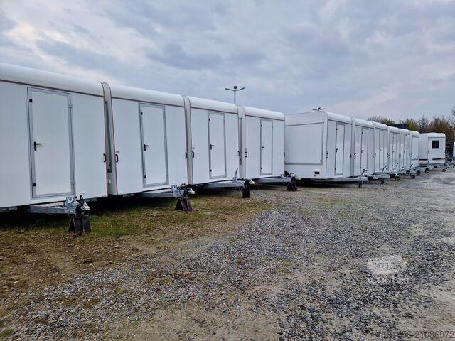 Vending trailer trailershop 520x230x230cm riesig retro 3 Klappen Leerwagen DIY