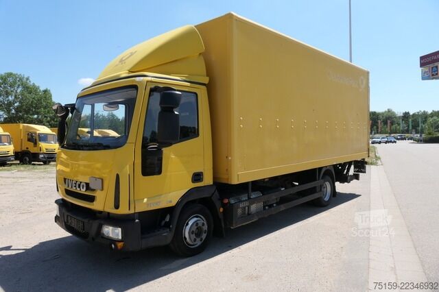 Furgons ar kasti iveco EuroCargo ML 75 E 16 P LBW LUFT AUTOMATIK COC
