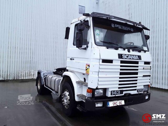 Standaard trekker Scania 143 H 470 lames steel 327'km!!