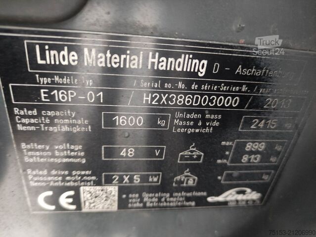 Electric - 4 wheels Linde E16P-01-386