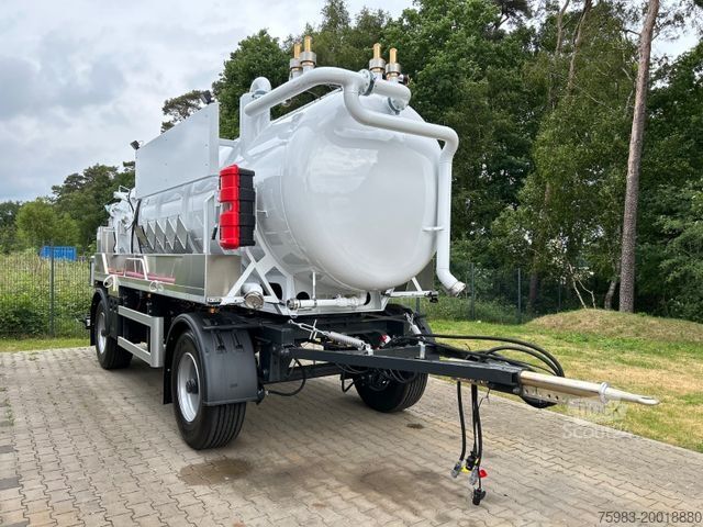 Tankanhänger Kroll KROLL ADR- Sauganhänger K 14,0 / 36 PE  (Kolben)