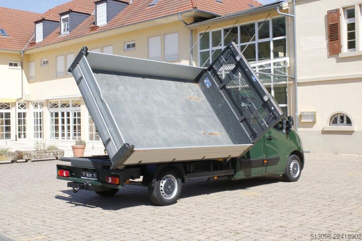 Transporter mit Kipper OPEL MOVANO DoKa 3 SEITENKIPPER AHK LANGVERSION