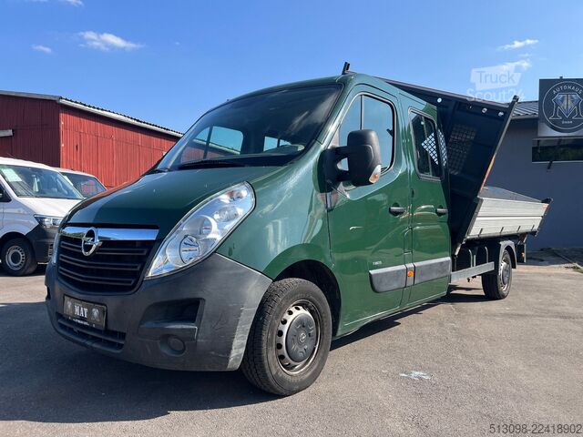 Transporter mit Kipper OPEL MOVANO DoKa 3 SEITENKIPPER AHK LANGVERSION