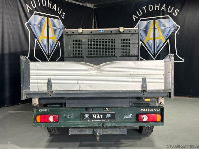 Transporter mit Kipper OPEL MOVANO DoKa 3 SEITENKIPPER AHK LANGVERSION