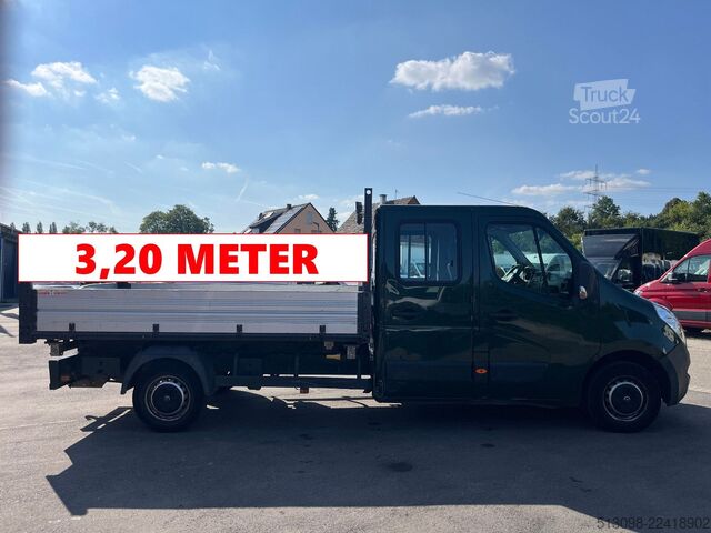 Transporter mit Kipper OPEL MOVANO DoKa 3 SEITENKIPPER AHK LANGVERSION