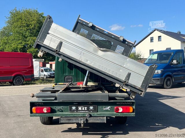 Transporter mit Kipper OPEL MOVANO DoKa 3 SEITENKIPPER AHK LANGVERSION