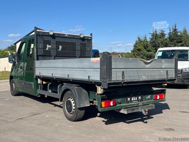 Transporter mit Kipper OPEL MOVANO DoKa 3 SEITENKIPPER AHK LANGVERSION