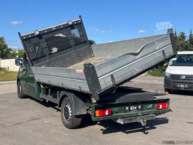 Transporter mit Kipper OPEL MOVANO DoKa 3 SEITENKIPPER AHK LANGVERSION