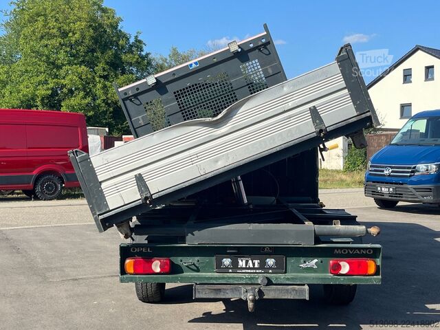 Transporter mit Kipper OPEL MOVANO DoKa 3 SEITENKIPPER AHK LANGVERSION