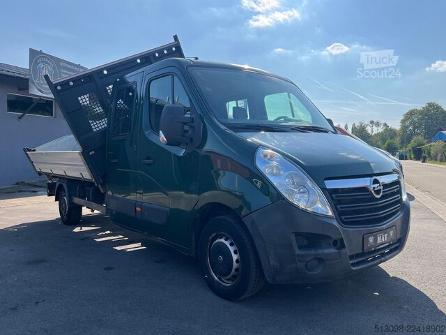 Transporter mit Kipper OPEL MOVANO DoKa 3 SEITENKIPPER AHK LANGVERSION