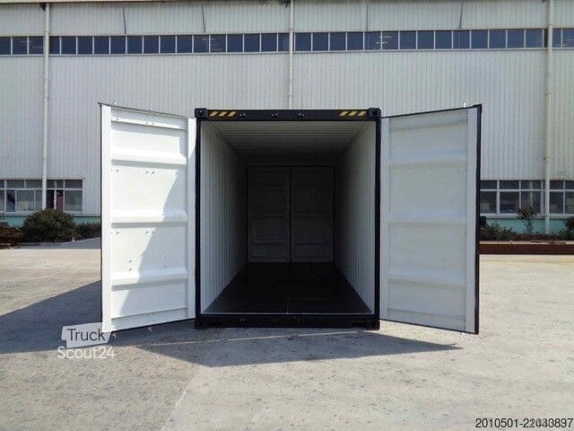 Conteneur d'expédition 20 Fuß High Cube Seecontainer / RAL 7016 Lagercontainer / Anthrazit / one Way