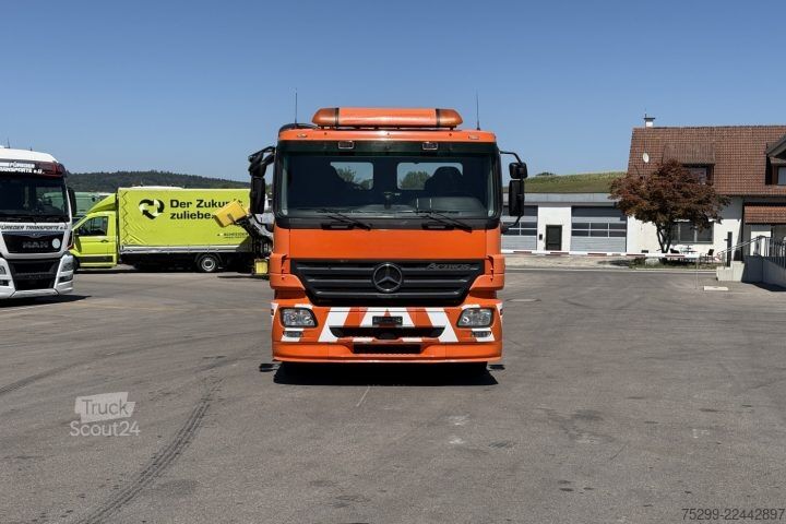 Camión portacontenedores de gancho Mercedes-Benz Actros 3248 8x2 Multilift / Swiss-Vehicle