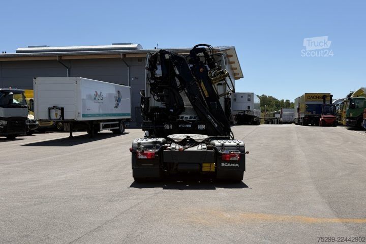 Standardowy ciągnik siodłowy Scania G490 6x2 Hiab 165ZT Holzkrane / Swiss-Vehicle